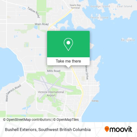 Bushell Exteriors map