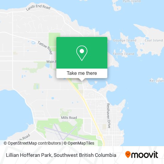 Lillian Hofferan Park map