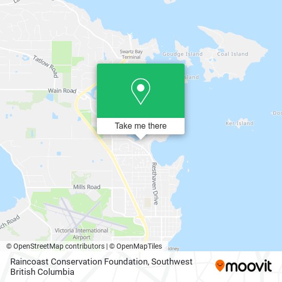 Raincoast Conservation Foundation map