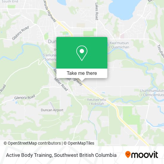 Active Body Training map