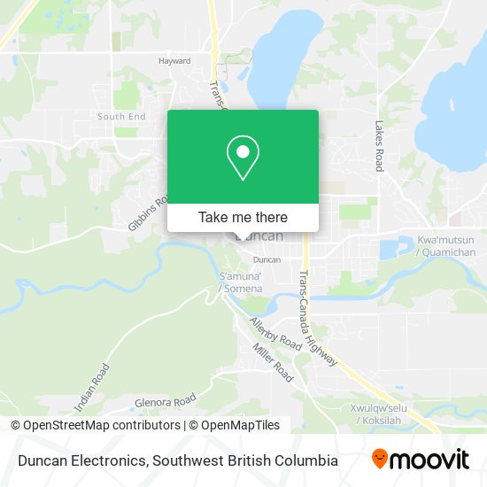 Duncan Electronics map