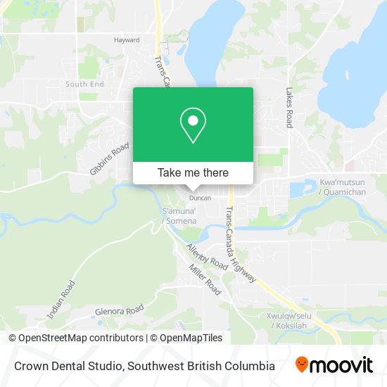 Crown Dental Studio map