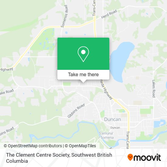 The Clement Centre Society map