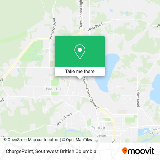 ChargePoint map