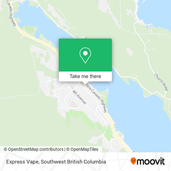 Express Vape map