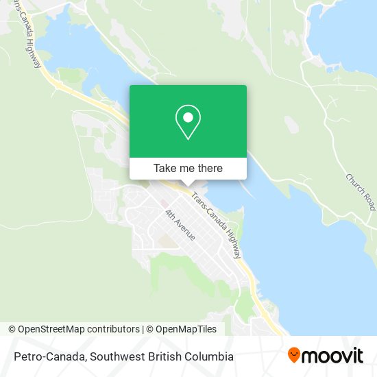 Petro-Canada map