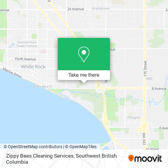 Zippy Bees Cleaning Services map