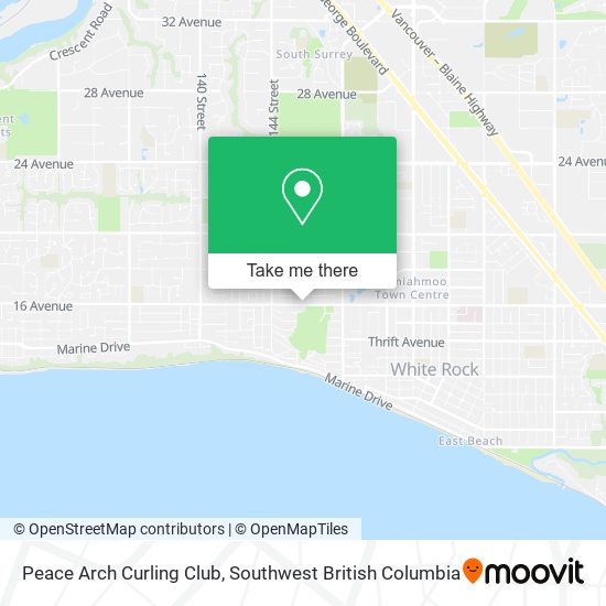 Peace Arch Curling Club plan