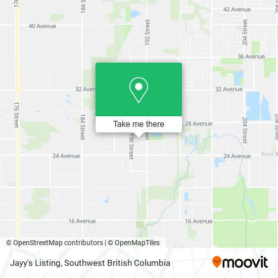 Jayy's Listing map