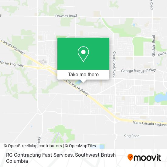 RG Contracting Fast Services map