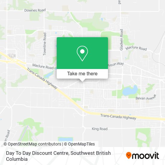 Day To Day Discount Centre map