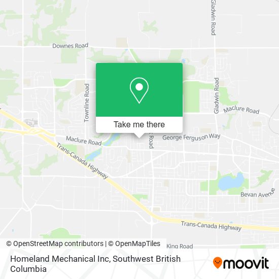 Homeland Mechanical Inc map