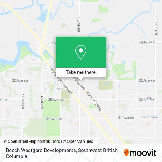 Beech Westgard Developments map