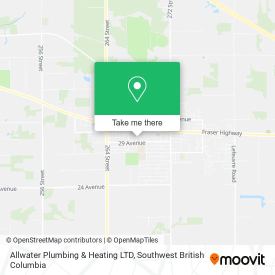 Allwater Plumbing & Heating LTD map