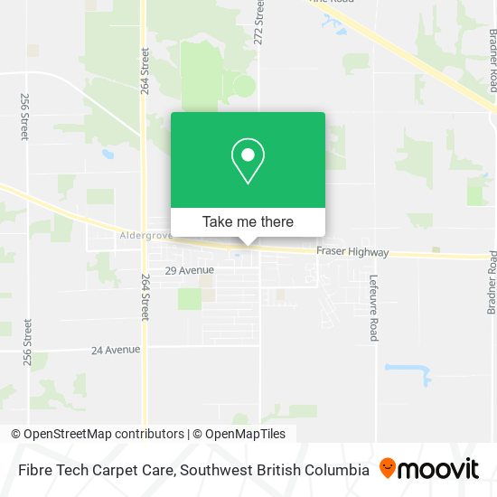 Fibre Tech Carpet Care map