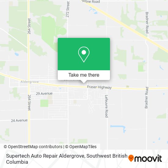 Supertech Auto Repair Aldergrove map