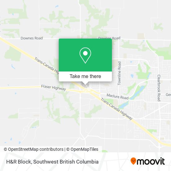 H&R Block map