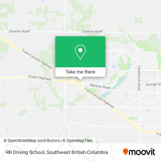 RR Driving School map