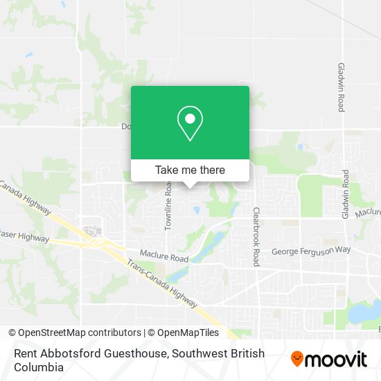 Rent Abbotsford Guesthouse map