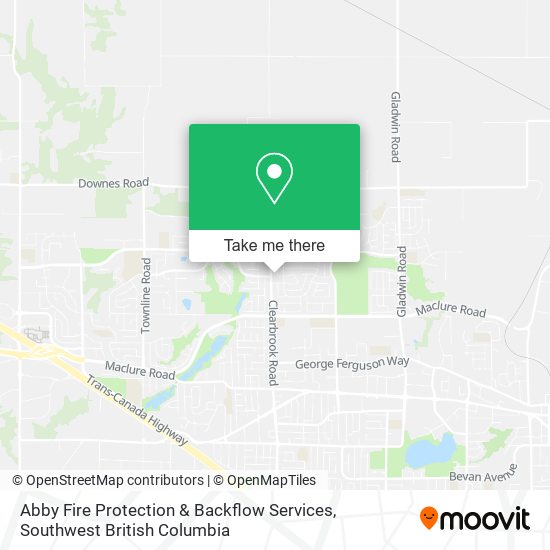 Abby Fire Protection & Backflow Services map