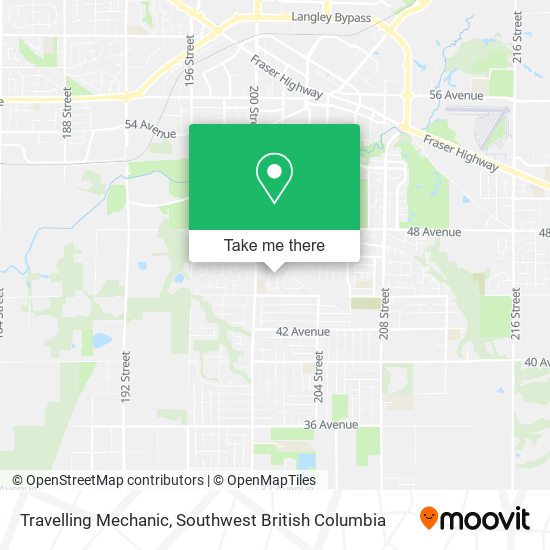 Travelling Mechanic map