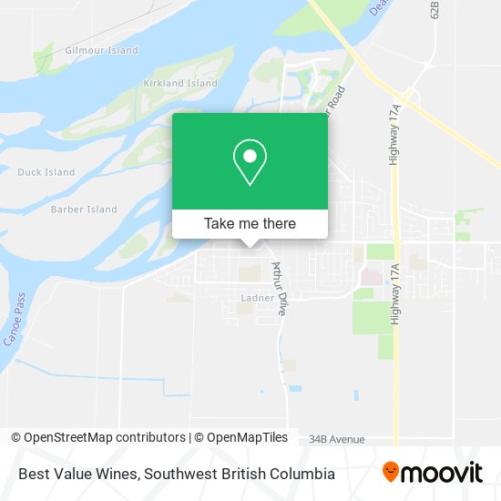 Best Value Wines map
