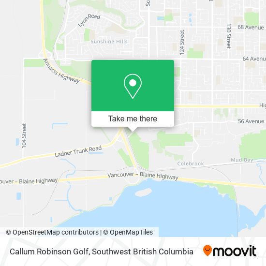 Callum Robinson Golf map