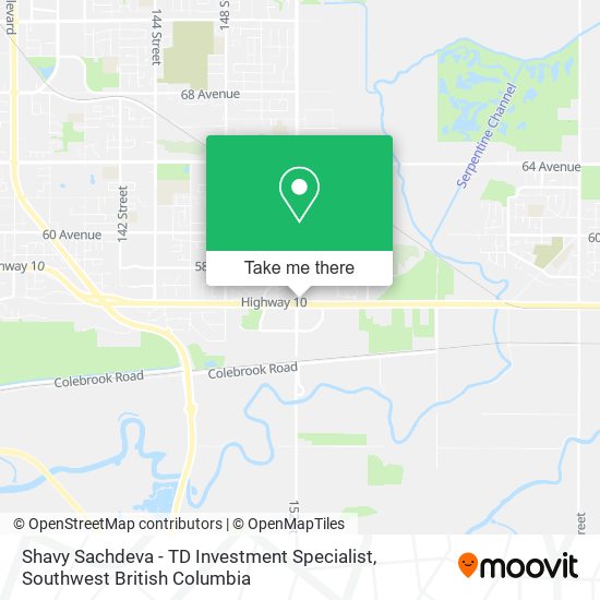 Shavy Sachdeva - TD Investment Specialist plan