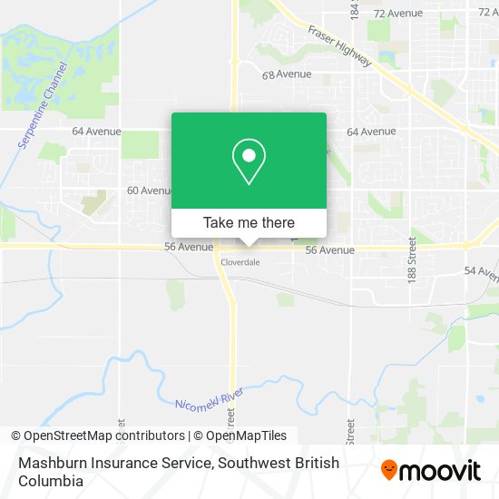 Mashburn Insurance Service map