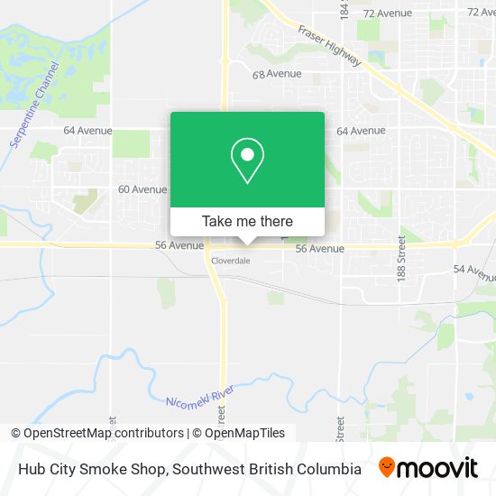 Hub City Smoke Shop plan