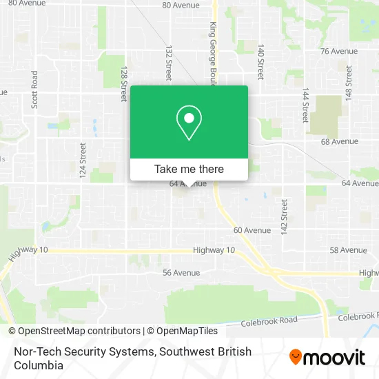 Nor-Tech Security Systems map