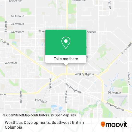 Westhaus Developments map