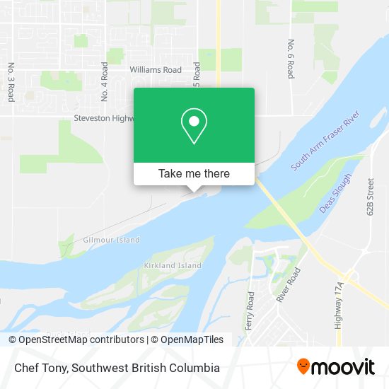 Chef Tony map