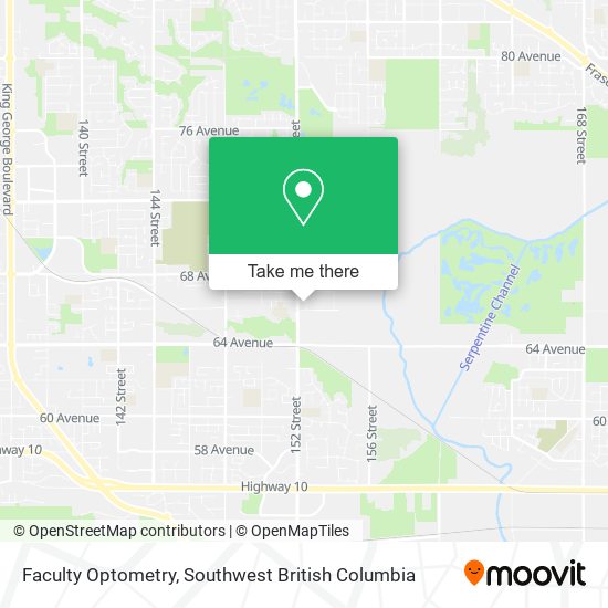 Faculty Optometry map