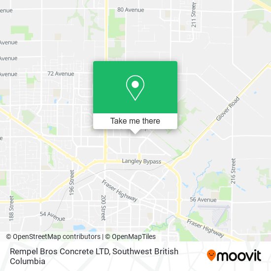 Rempel Bros Concrete LTD map