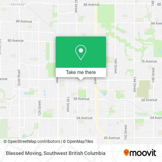 Blessed Moving map