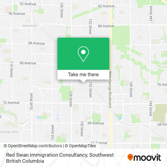 Red Swan Immigration Consultancy map