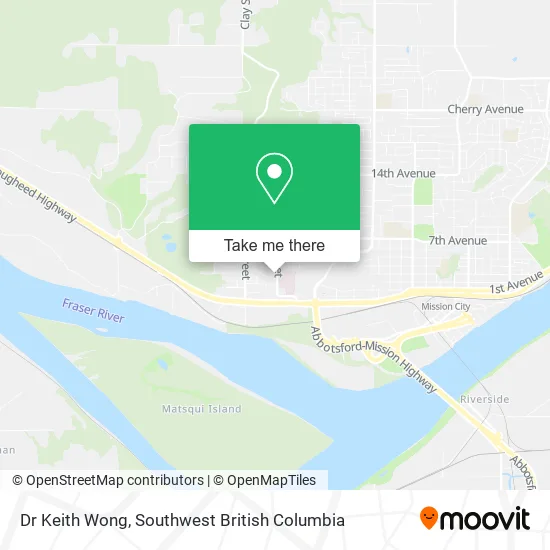 Dr Keith Wong map