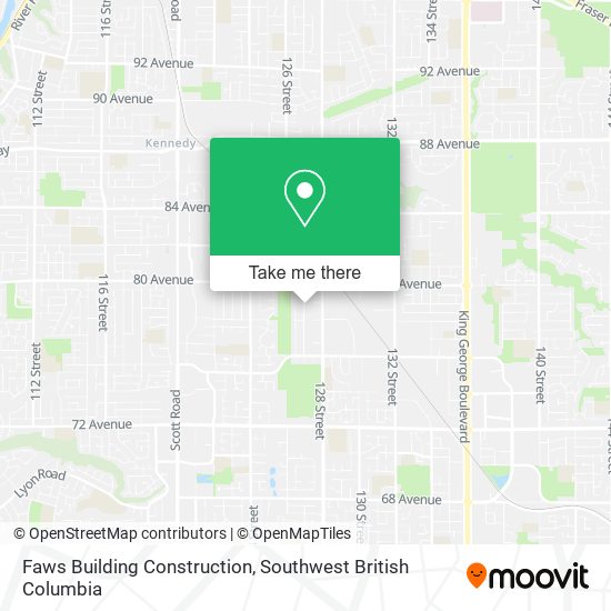 Faws Building Construction map