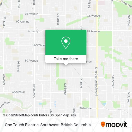 One Touch Electric map