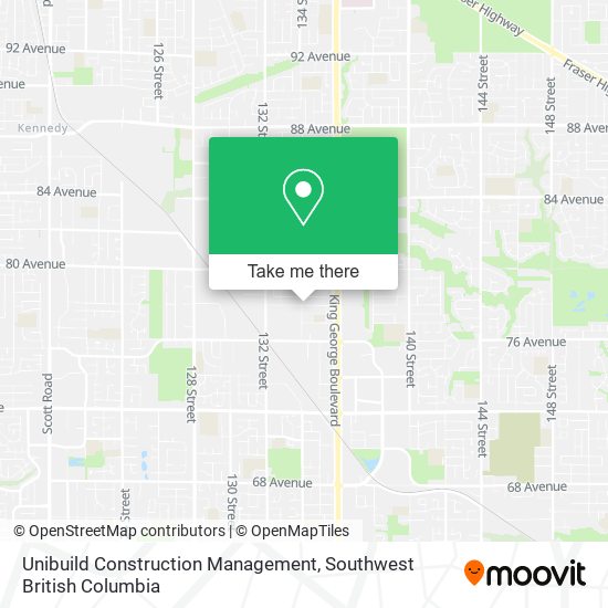 Unibuild Construction Management map