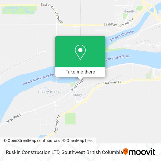 Ruskin Construction LTD map