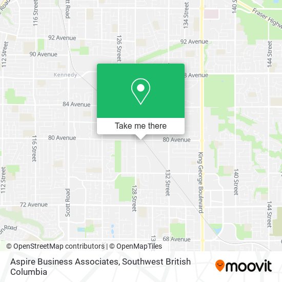 Aspire Business Associates map