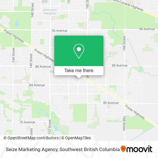 Seize Marketing Agency map