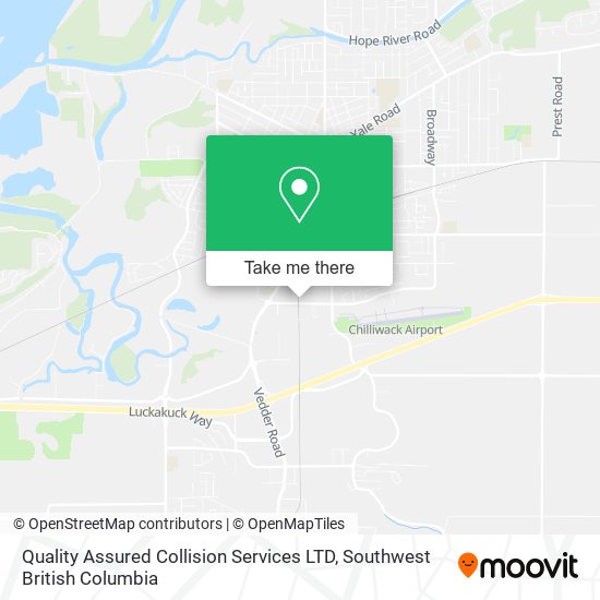 Quality Assured Collision Services LTD map