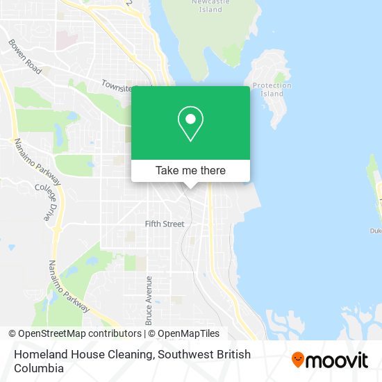 Homeland House Cleaning map