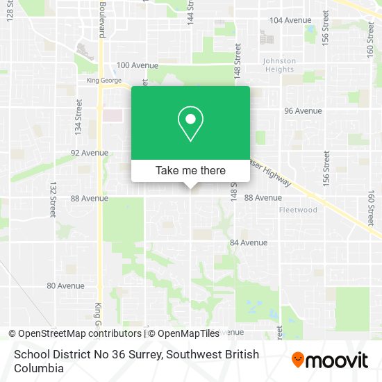 School District No 36 Surrey plan