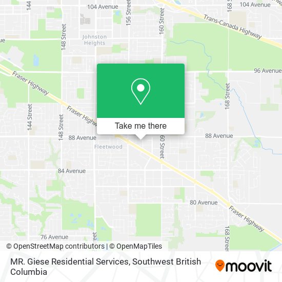 MR. Giese Residential Services map