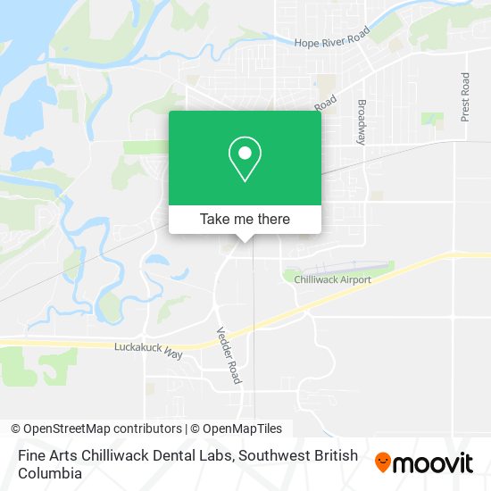 Fine Arts Chilliwack Dental Labs map