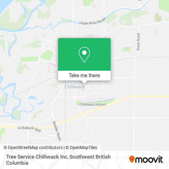 Tree Service Chilliwack Inc map